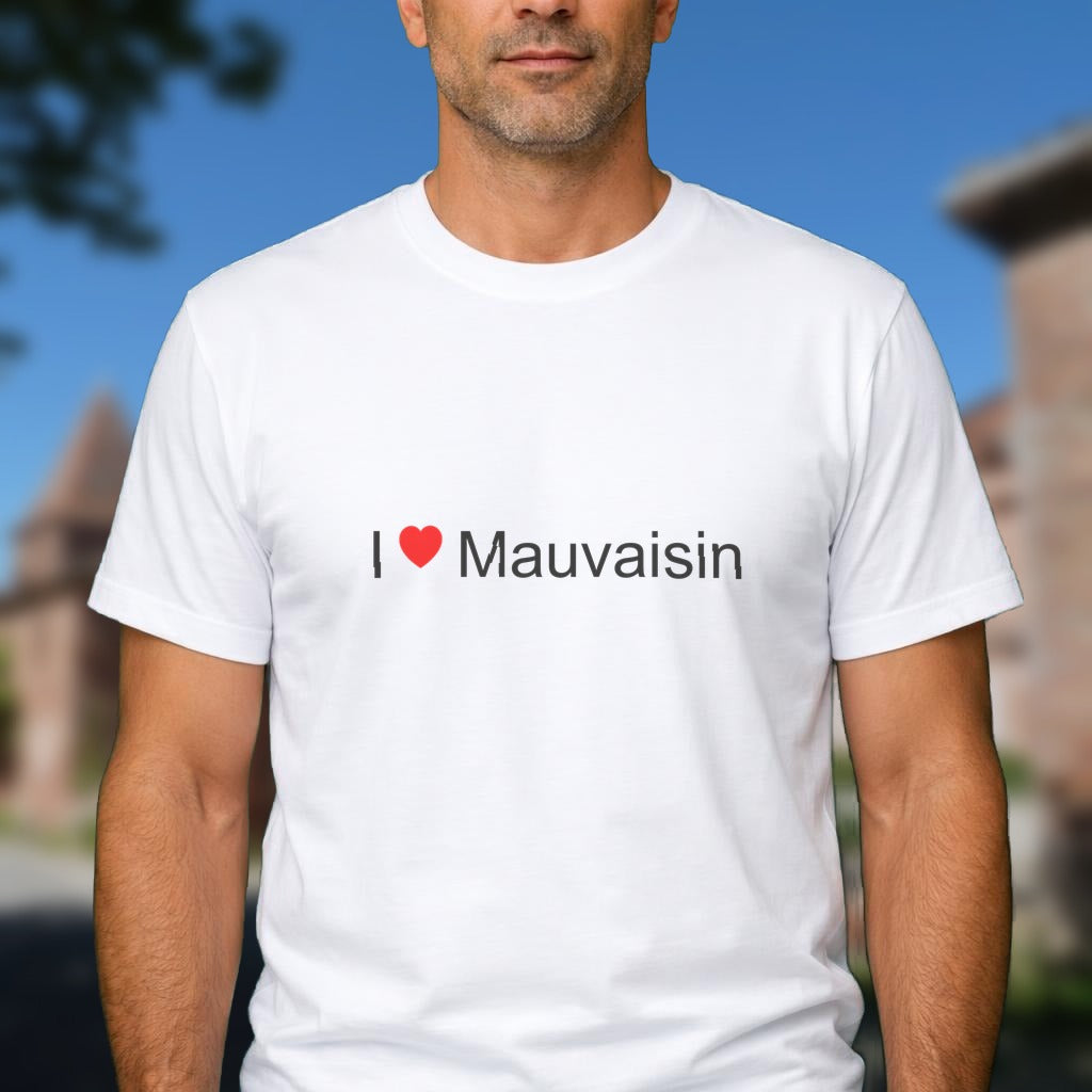 T-shirt I love mauvaisin
