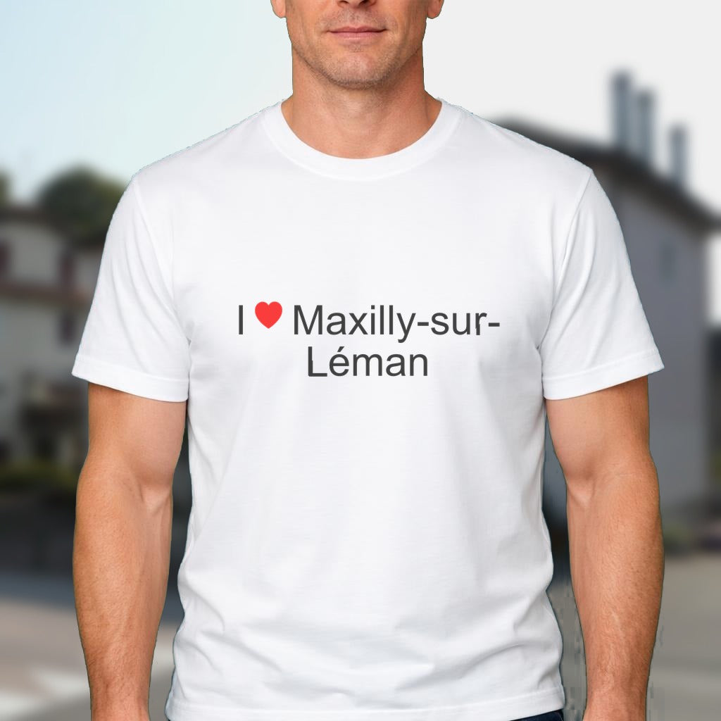T-shirt I love maxilly-sur-léman