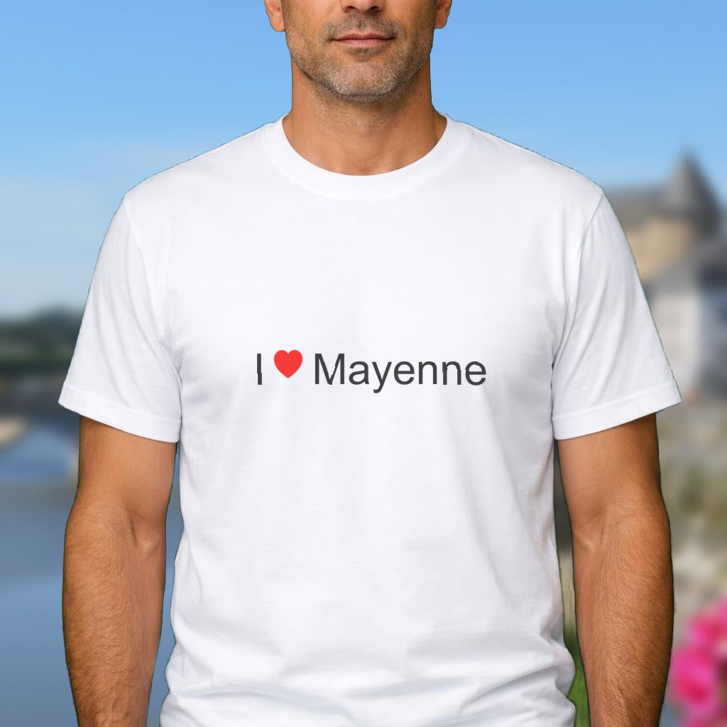 T-shirt I love mayenne