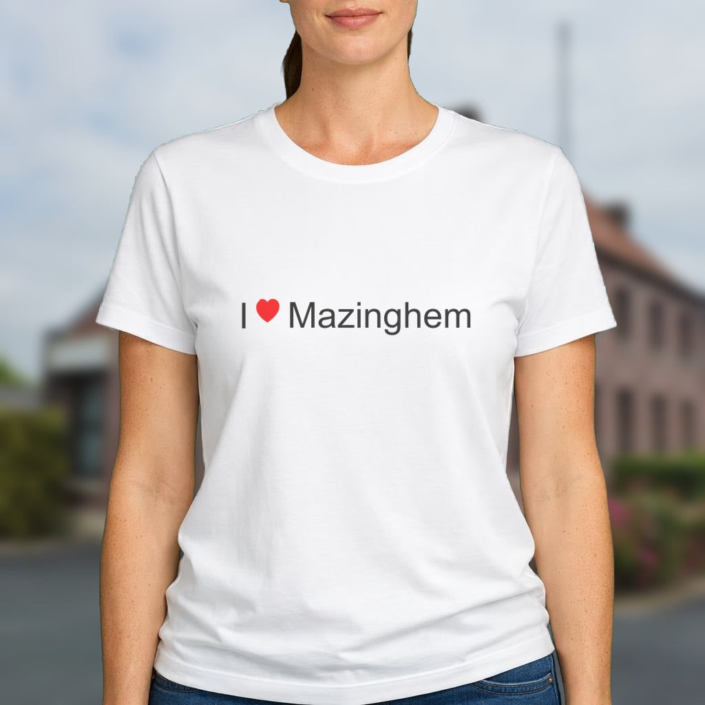 T-shirt I love mazinghem