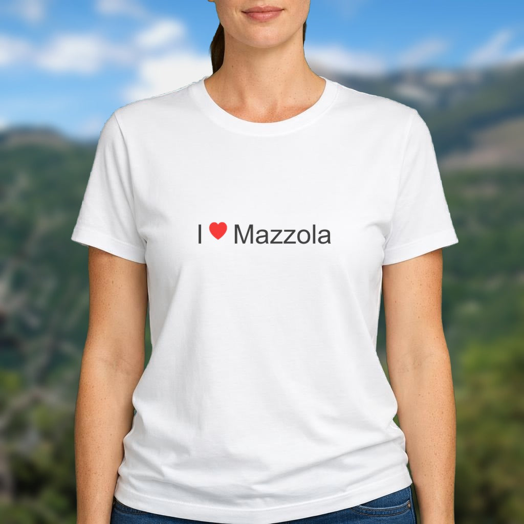 T-shirt I love mazzola