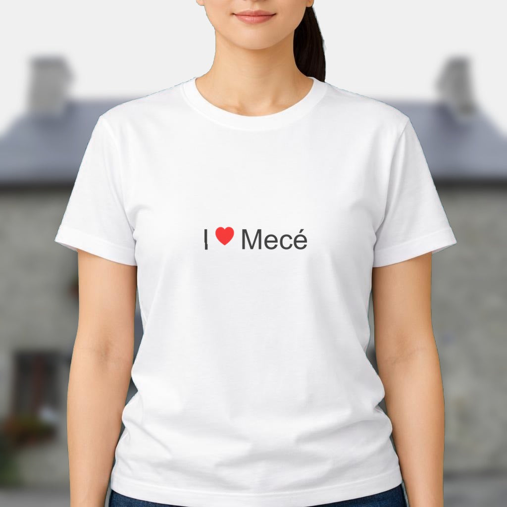 T-shirt I love mecé