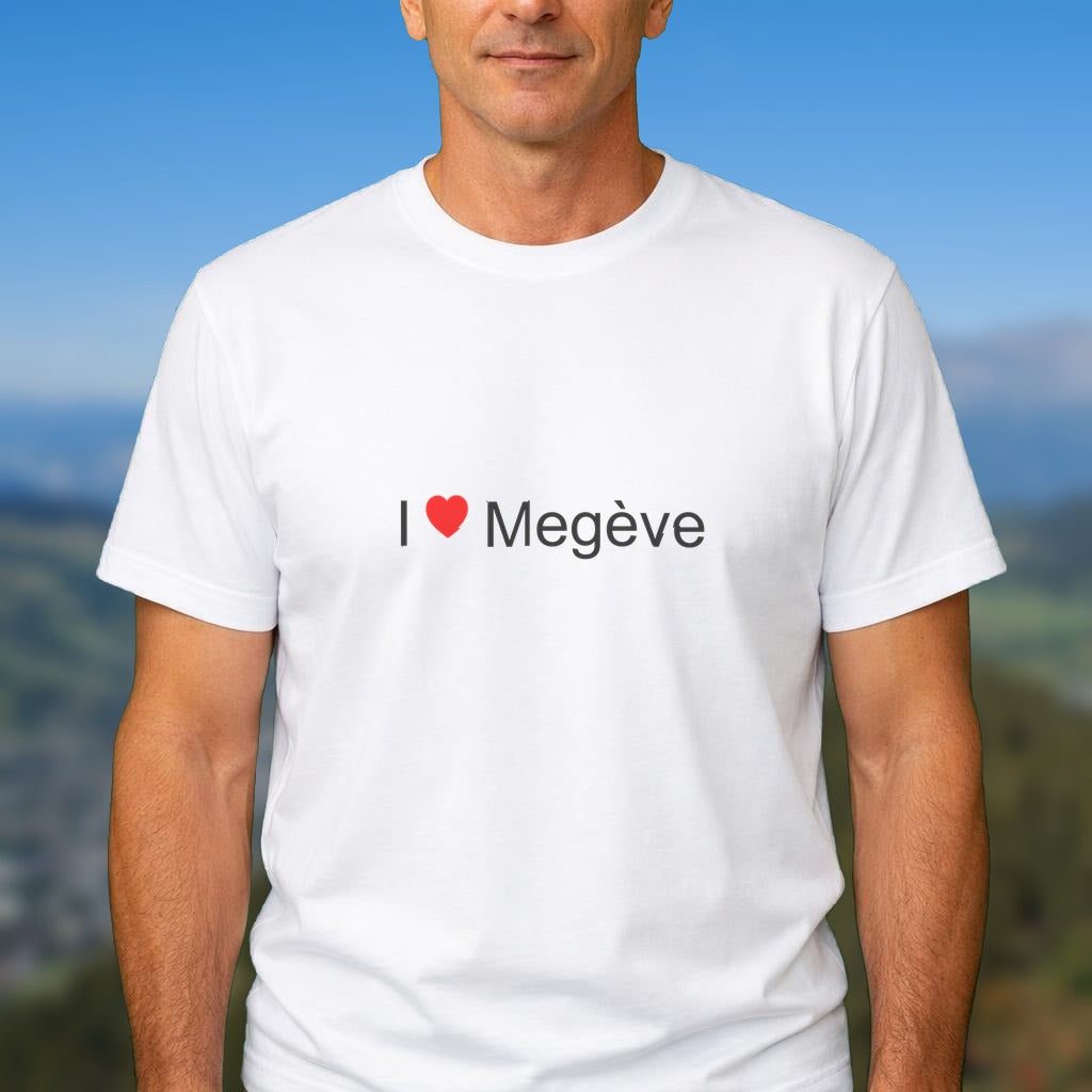 T-shirt I love megève