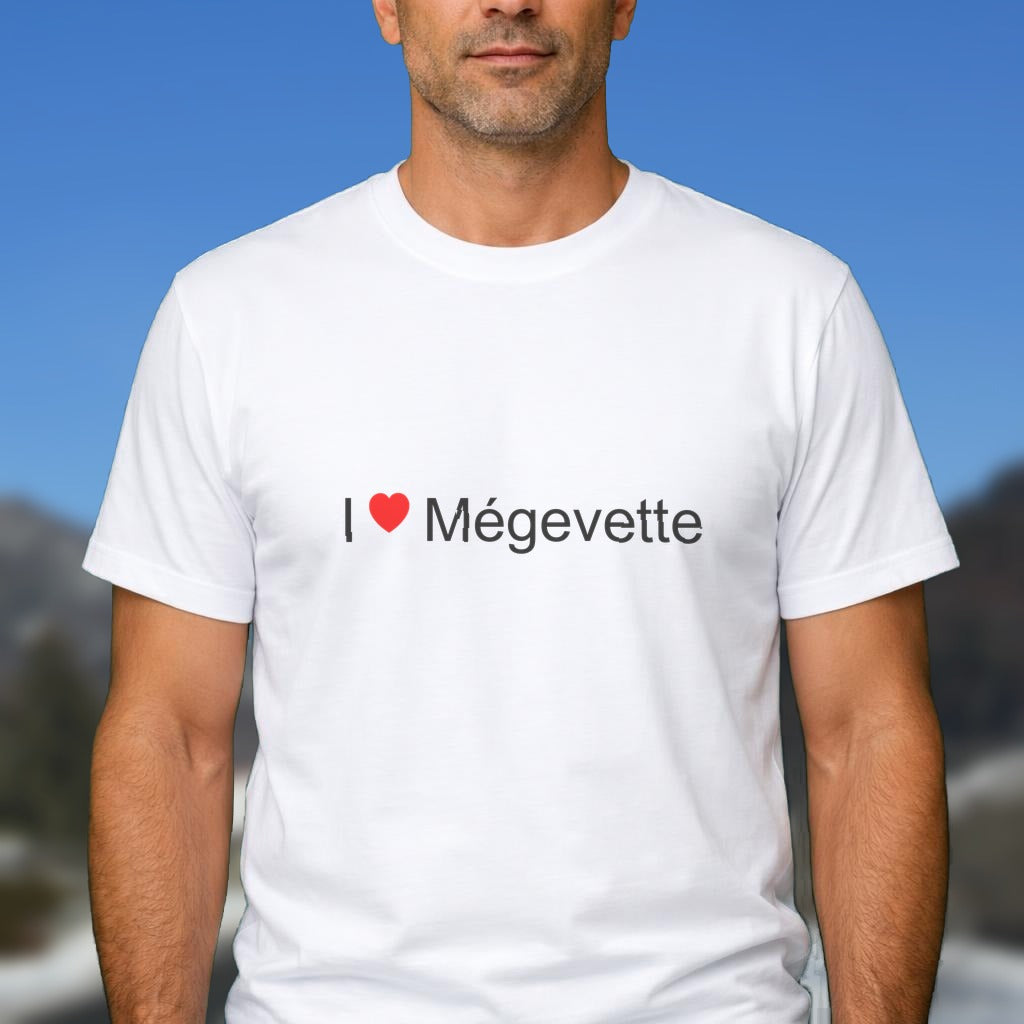 T-shirt I love mégevette