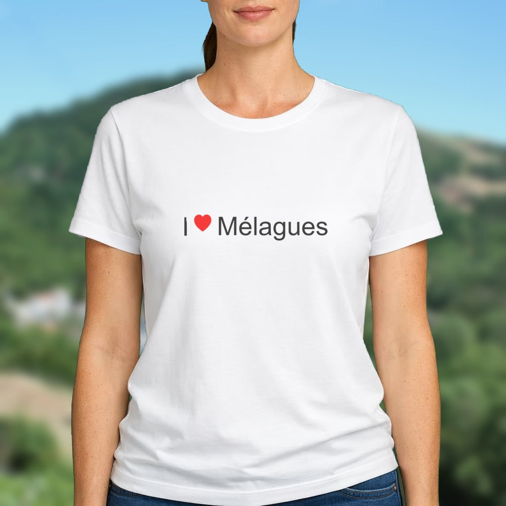 T-shirt I love mélagues