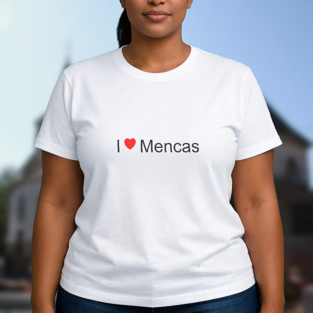 T-shirt I love mencas