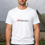 T-shirt I love ménéac