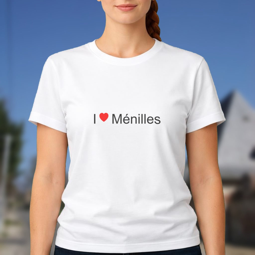 T-shirt I love ménilles