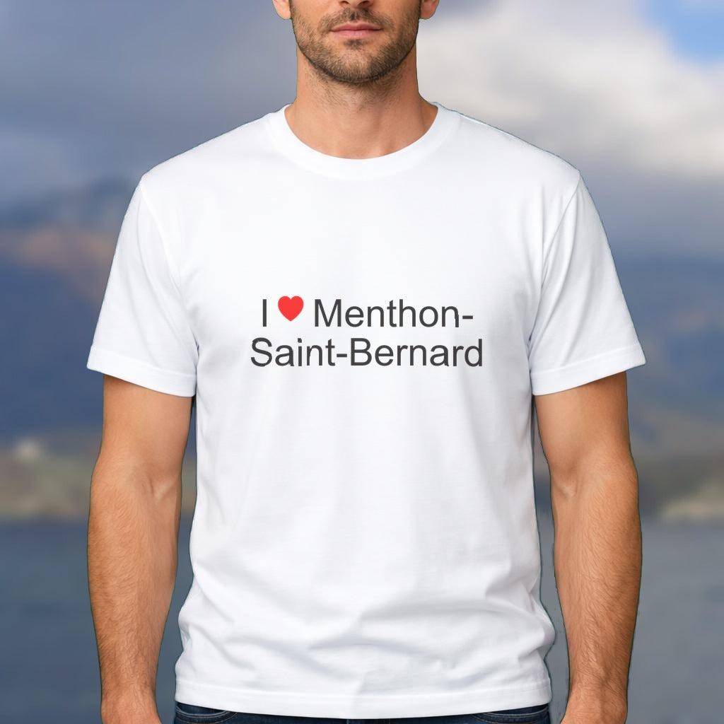 T-shirt I love menthon-saint-bernard