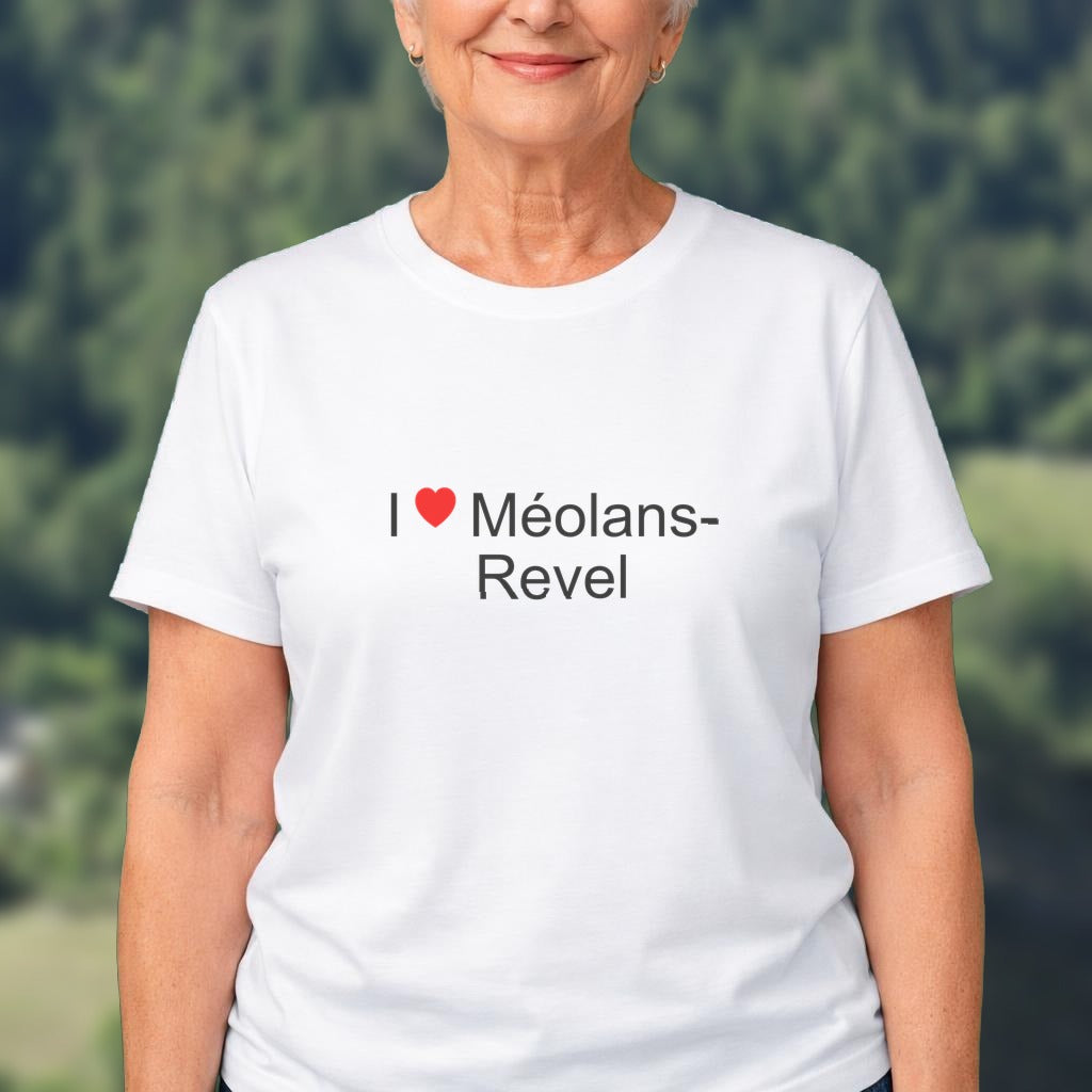 T-shirt I love méolans-revel