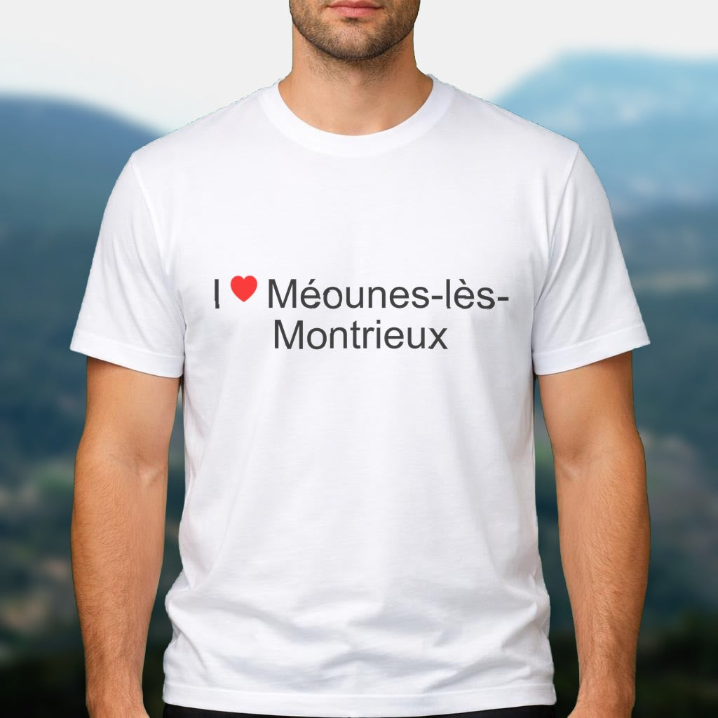 T-shirt I love méounes-lès-montrieux