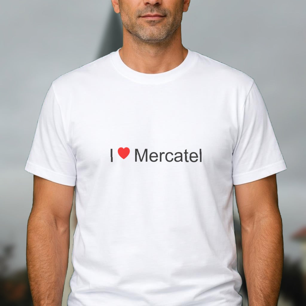 T-shirt I love mercatel