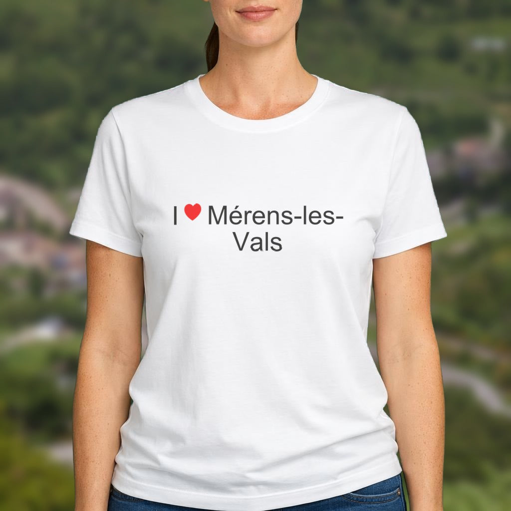 T-shirt I love mérens-les-vals
