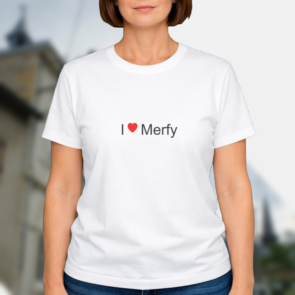 T-shirt I love merfy