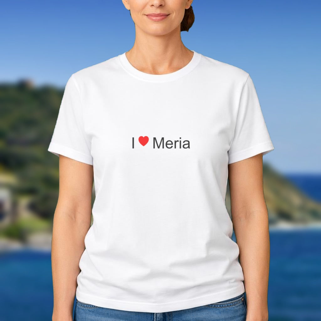 T-shirt I love meria