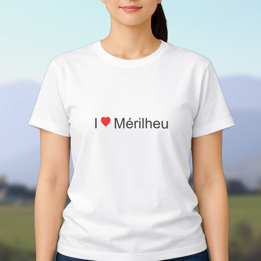 T-shirt I love mérilheu