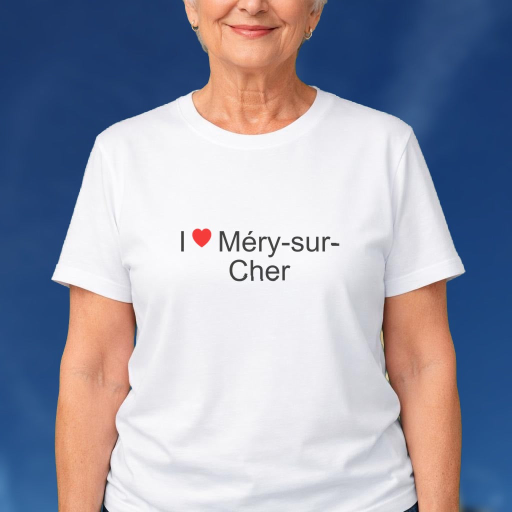 T-shirt I love méry-sur-cher