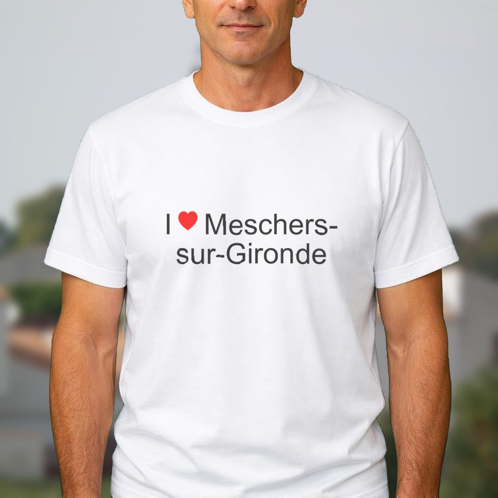 T-shirt I love meschers-sur-gironde