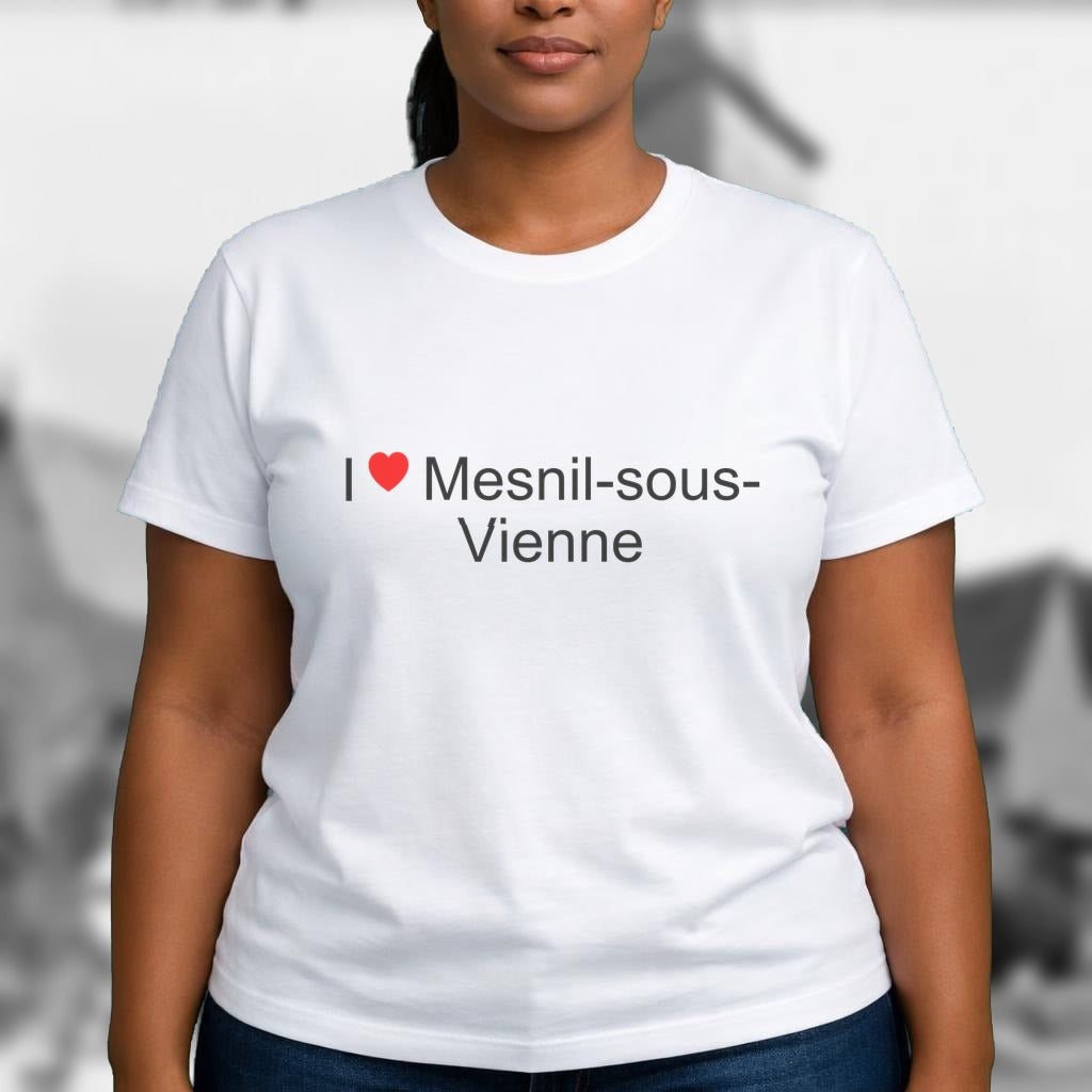 T-shirt I love mesnil-sous-vienne