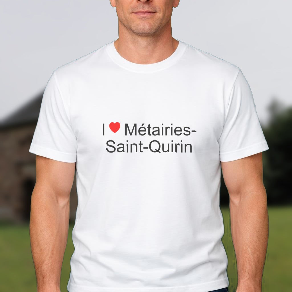 T-shirt I love métairies-saint-quirin