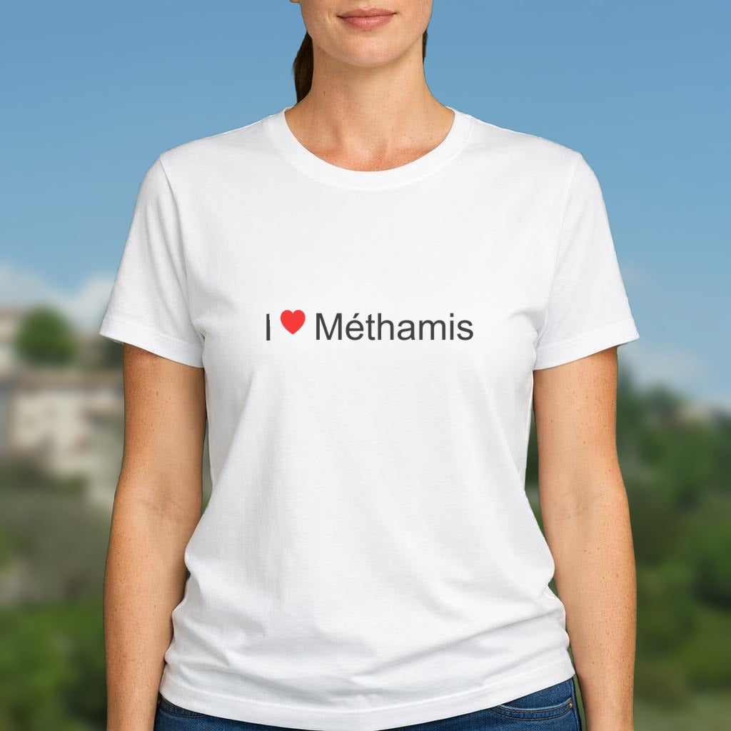 T-shirt I love méthamis