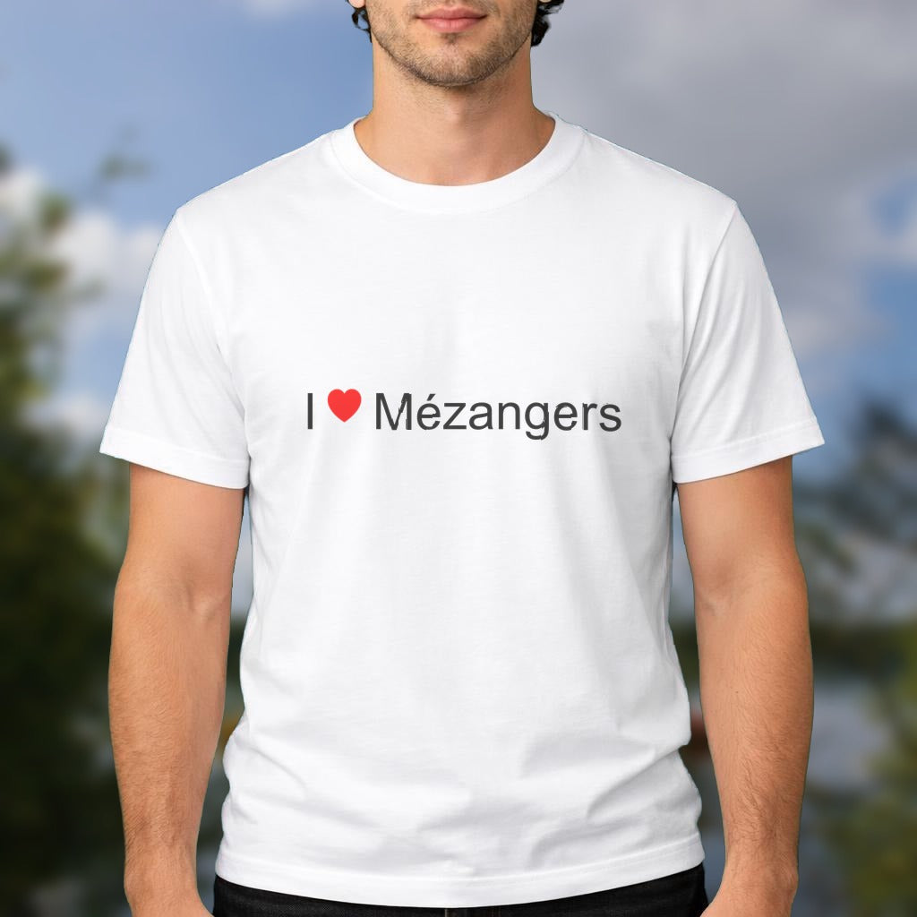 T-shirt I love mézangers