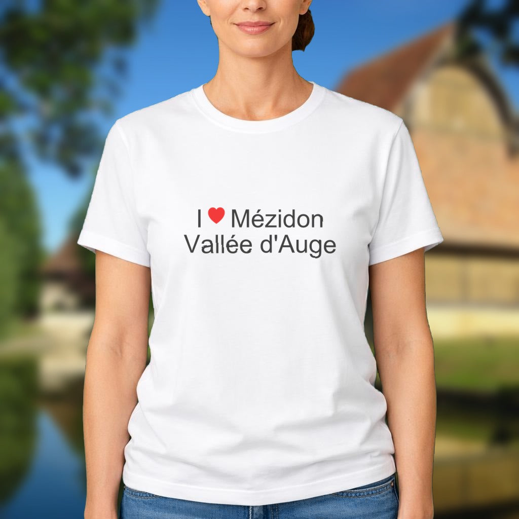 T-shirt I love mézidon vallée d'auge