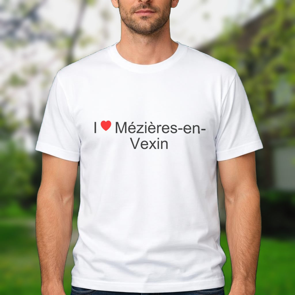 T-shirt I love mézières-en-vexin