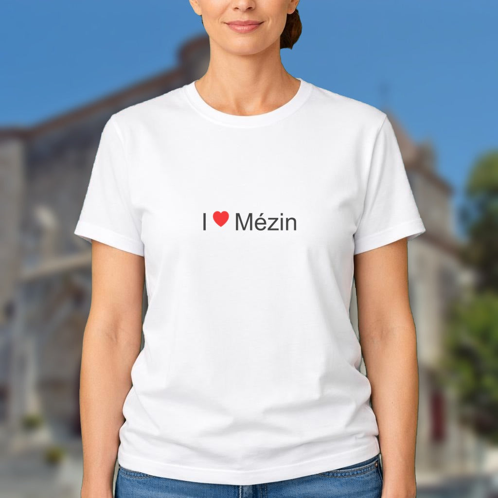 T-shirt I love mézin