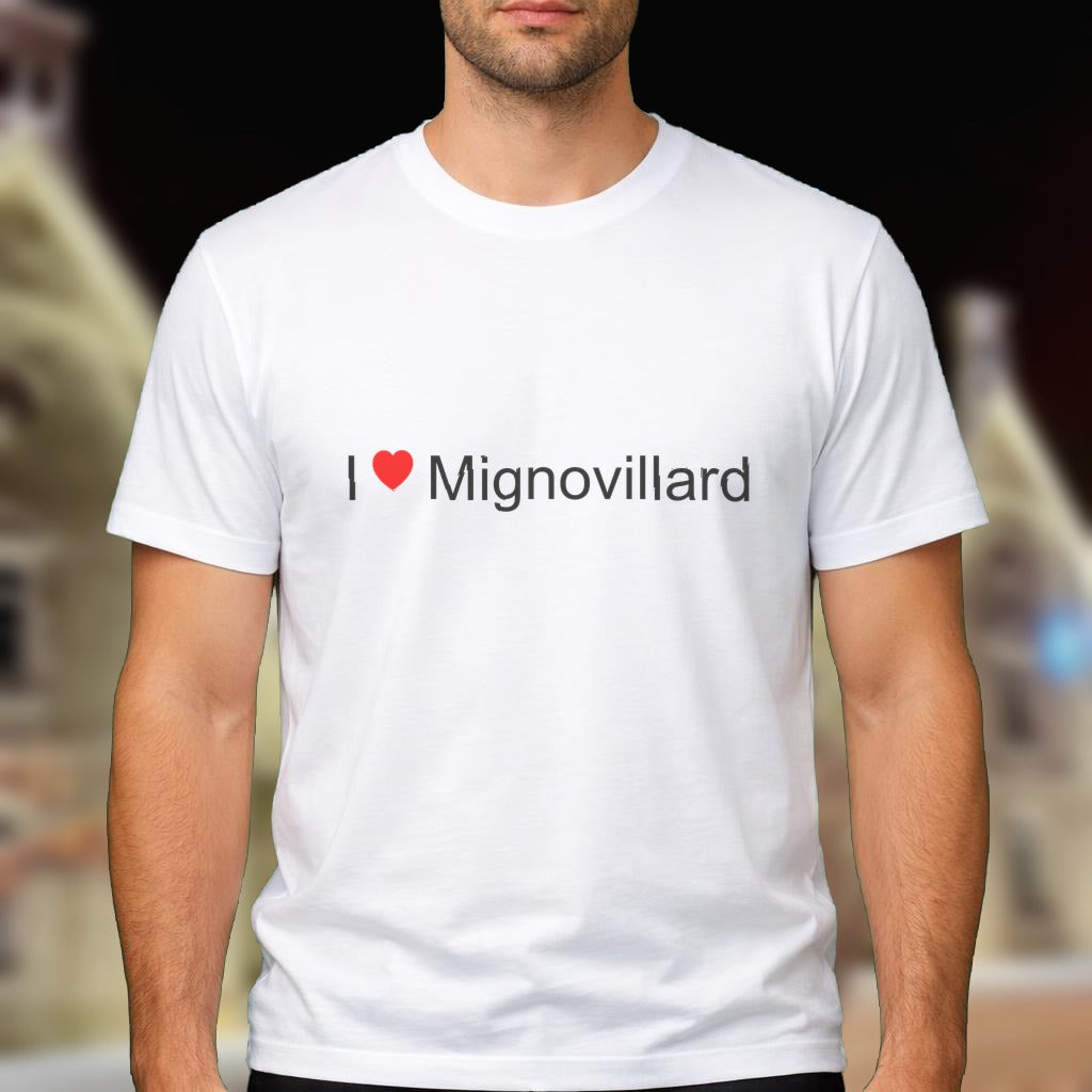 T-shirt I love mignovillard