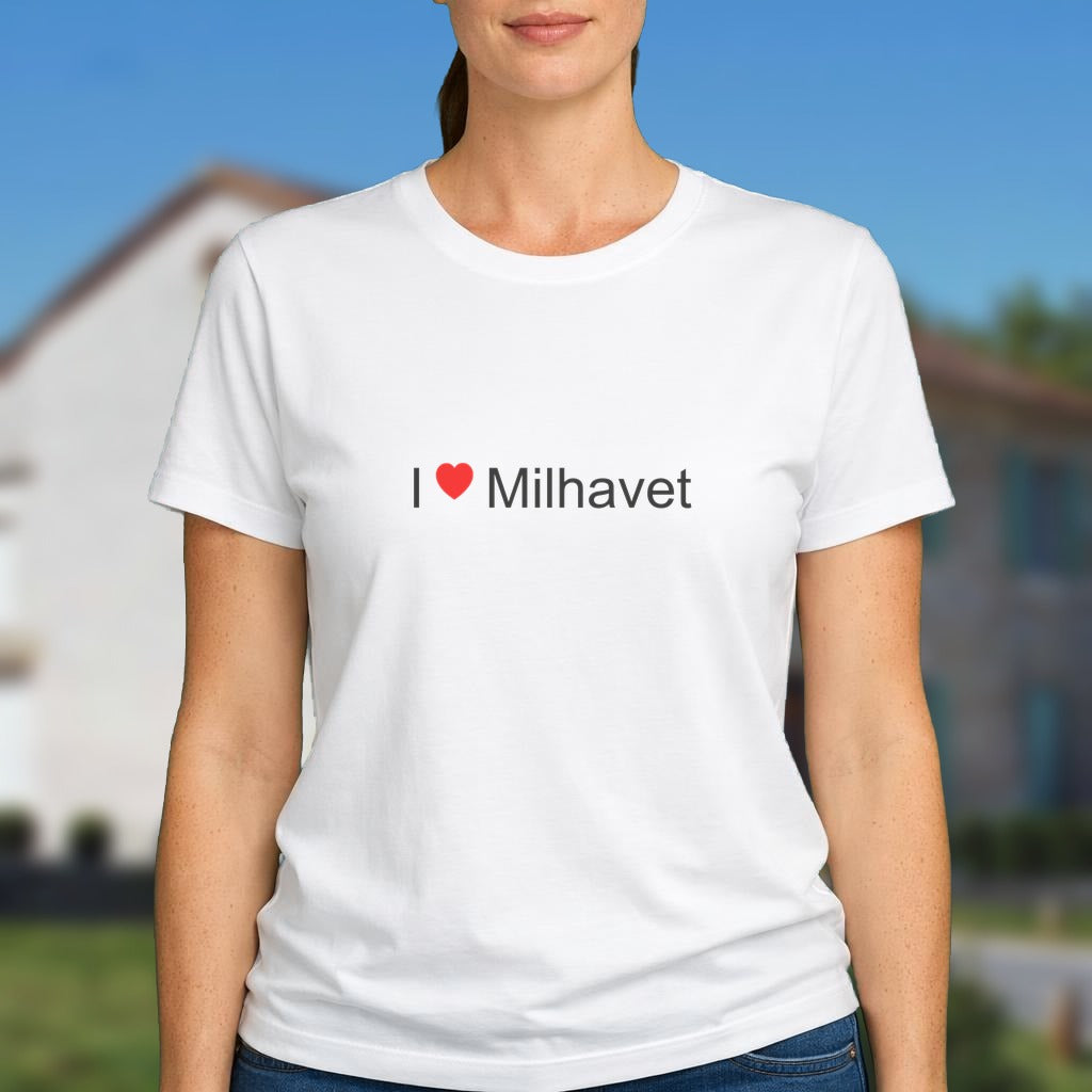 T-shirt I love milhavet