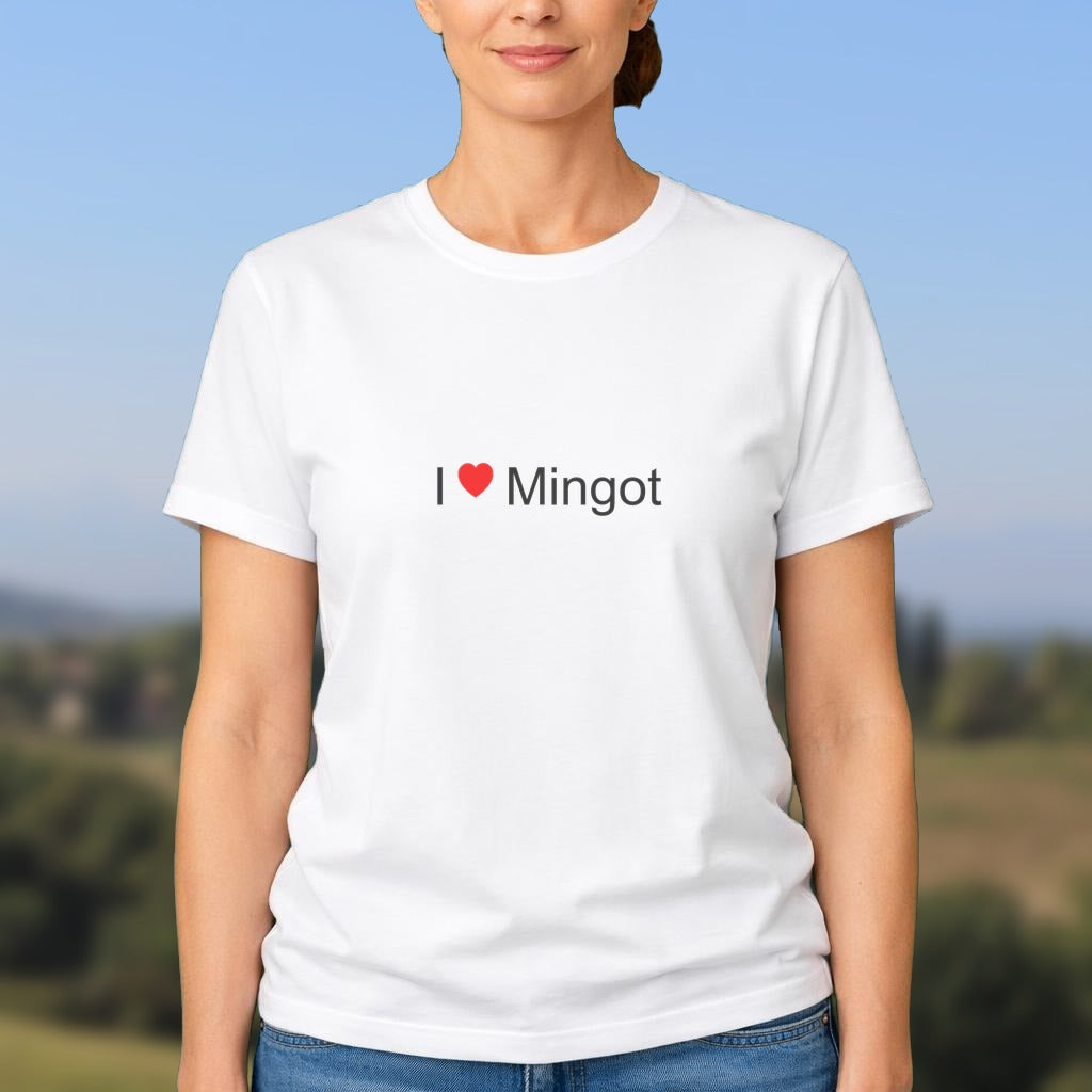 T-shirt I love mingot