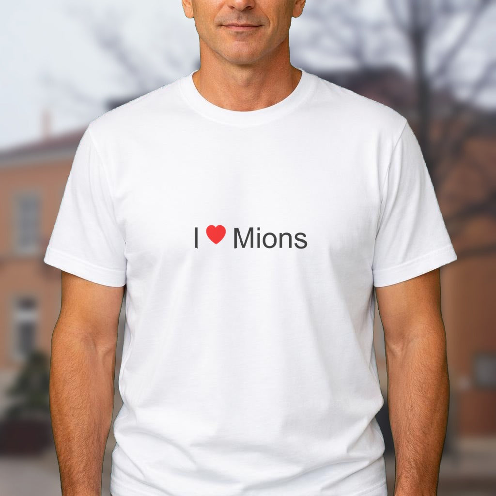 T-shirt I love mions
