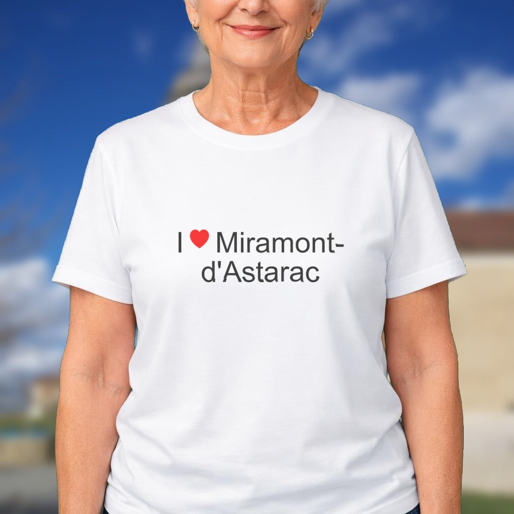 T-shirt I love miramont-d'astarac