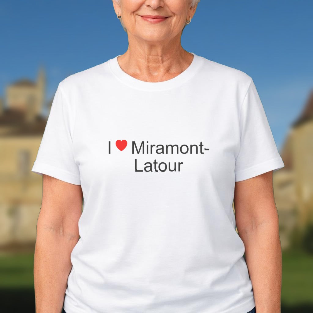 T-shirt I love miramont-latour