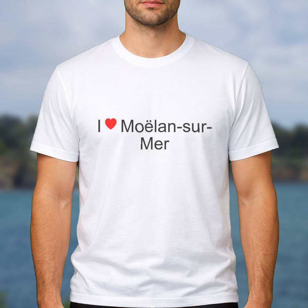 T-shirt I love moëlan-sur-mer