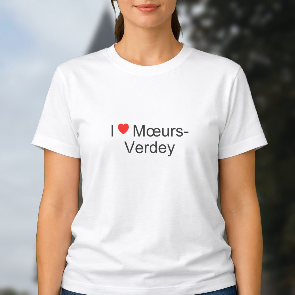 T-shirt I love mœurs-verdey