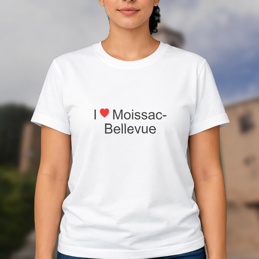 T-shirt I love moissac-bellevue