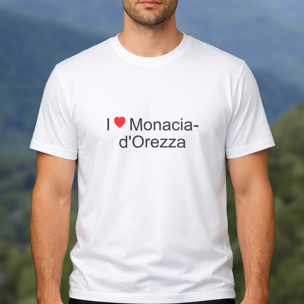 T-shirt I love monacia-d'orezza
