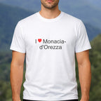 T-shirt I love monacia-d'orezza