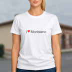 T-shirt I love monblanc