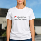 T-shirt I love monceaux-sur-dordogne