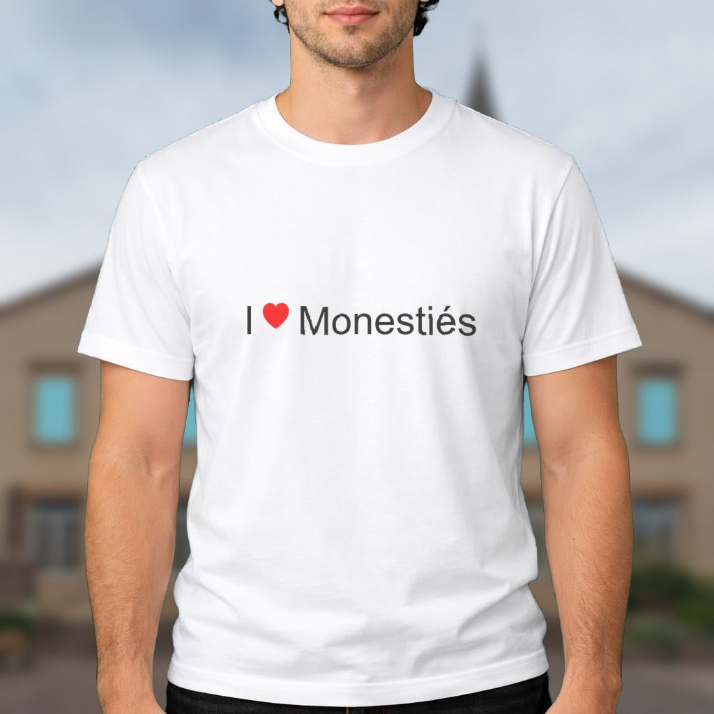 T-shirt I love monestiés