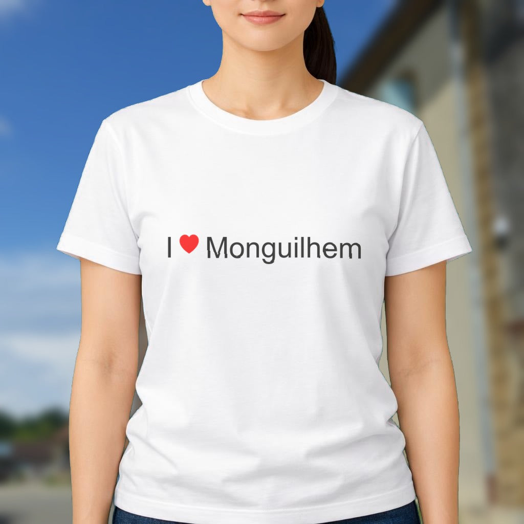 T-shirt I love monguilhem