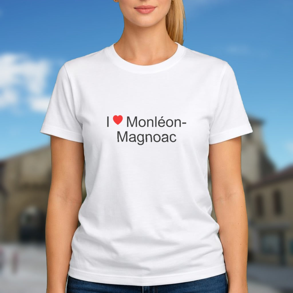 T-shirt I love monléon-magnoac