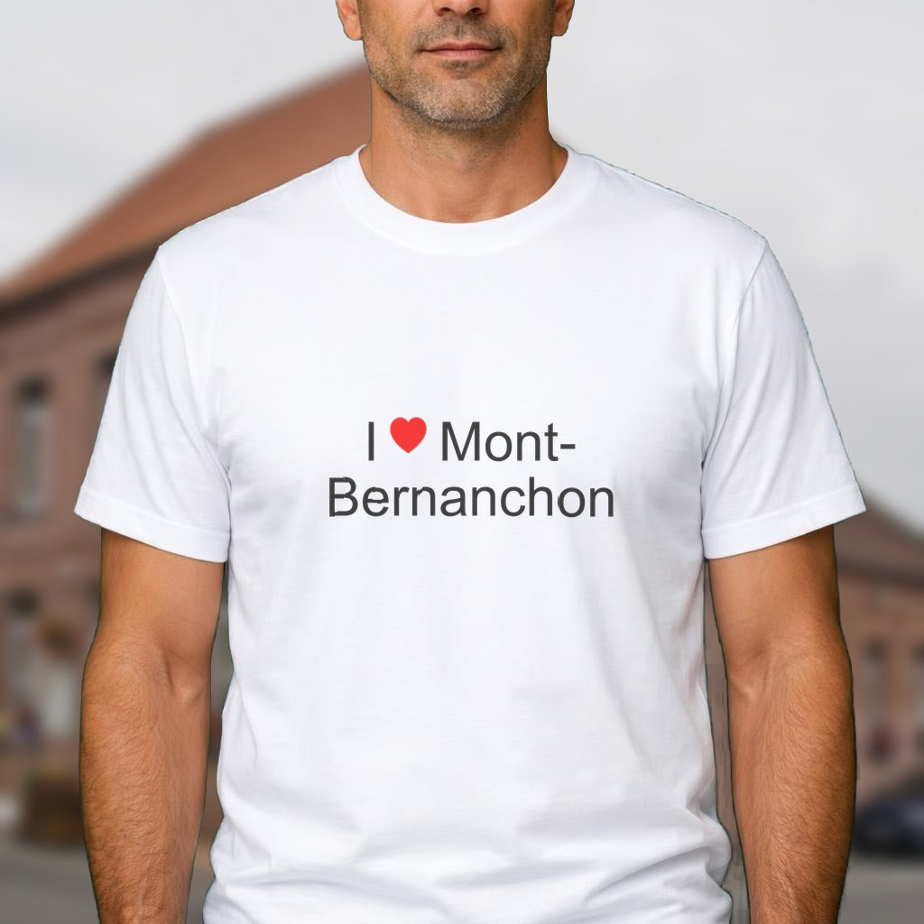 T-shirt I love mont-bernanchon