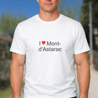 T-shirt I love mont-d'astarac