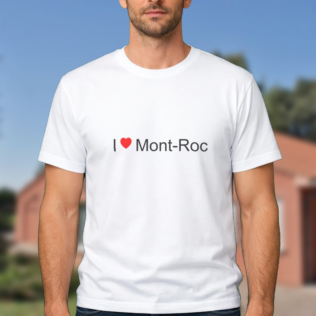 T-shirt I love mont-roc