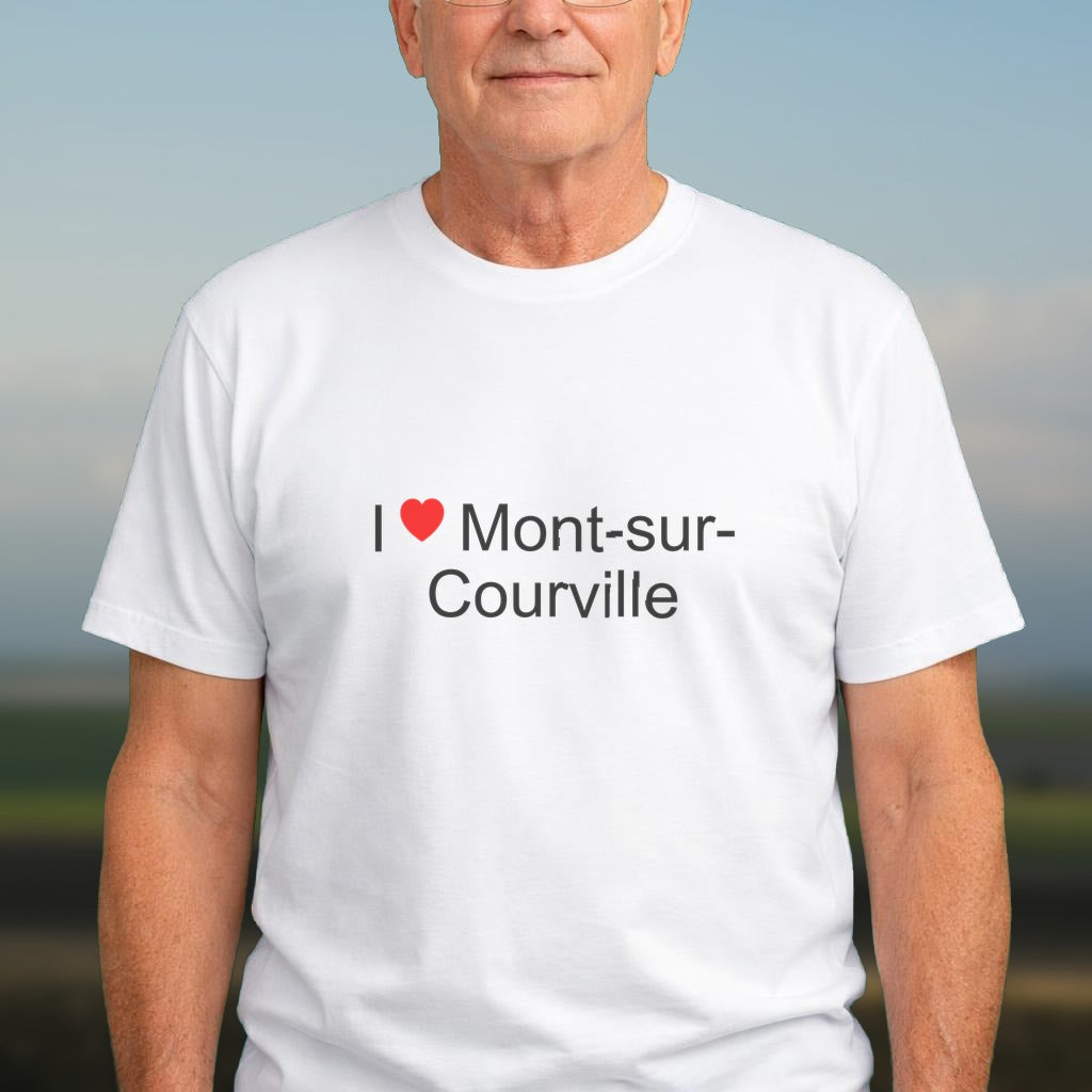 T-shirt I love mont-sur-courville