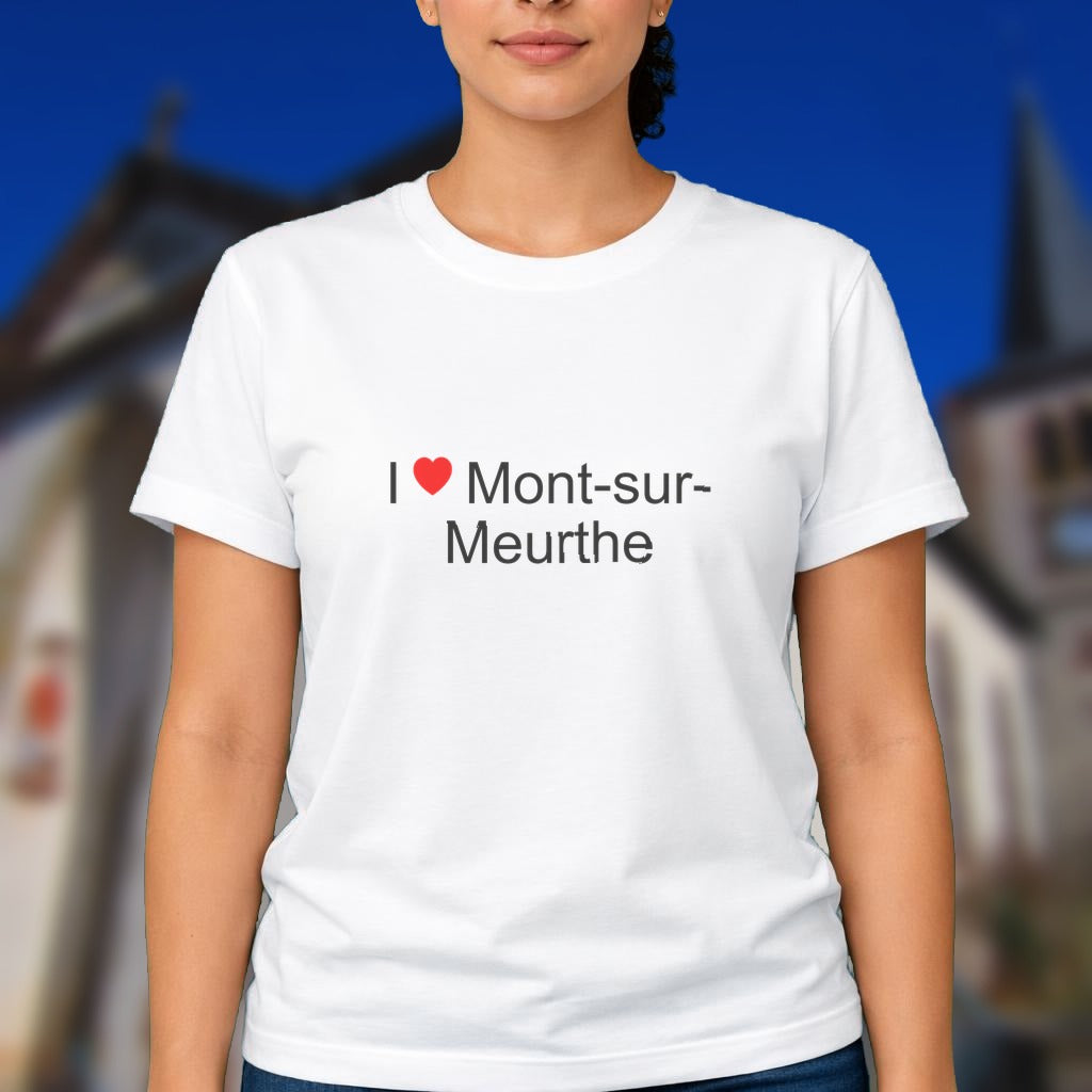 T-shirt I love mont-sur-meurthe